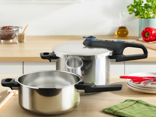 Szybkowar Tefal Secure Trendy P2584301 Indukcja Stal nierdzewna 3 elementy