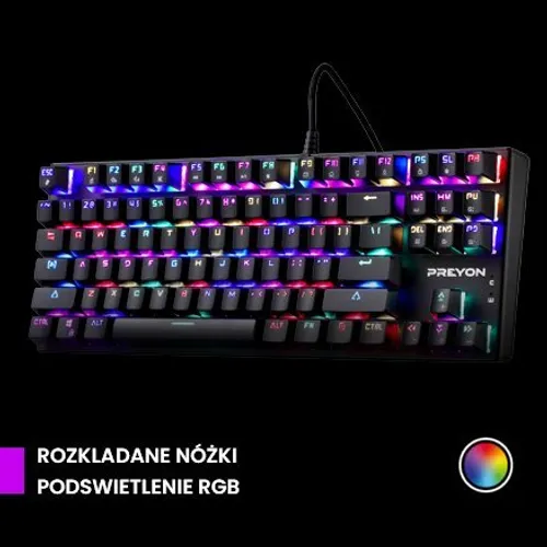 Klawiatura PREYON Blue Blitz Claw Gateron Blue (PBBC87B)