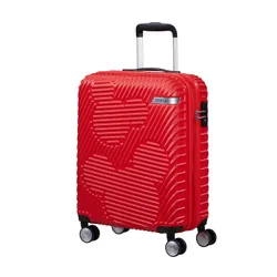 Walizka mała American Tourister Mickey Clouds - classic red