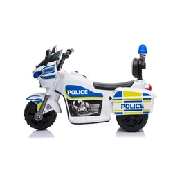 Motorek Na Akumulator Tr1912 Dla Dziecka 1-3 Lat Policja Dźwięki LED Kuferki