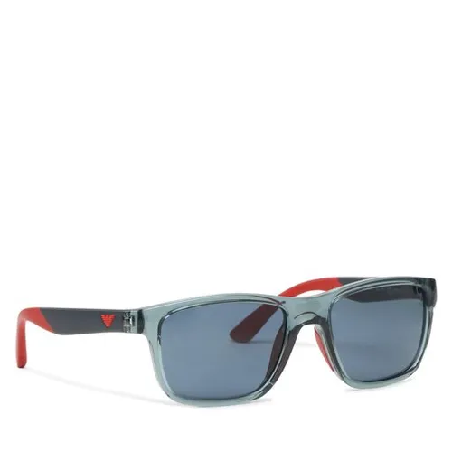 Okulary przeciwsłoneczne Emporio Armani 0EK4002 Shiny Transparent Blue - Rozmiar (EU) 48