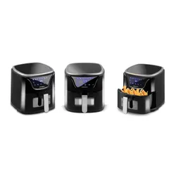 Frytkownica beztłuszczowa Air Fryer BERDSEN BD-652 5l Czarno-srebrny