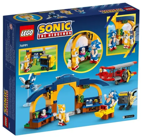 LEGO Sonic the Hedgehog 76991 Tails с мастерской и самолетом Торнадо