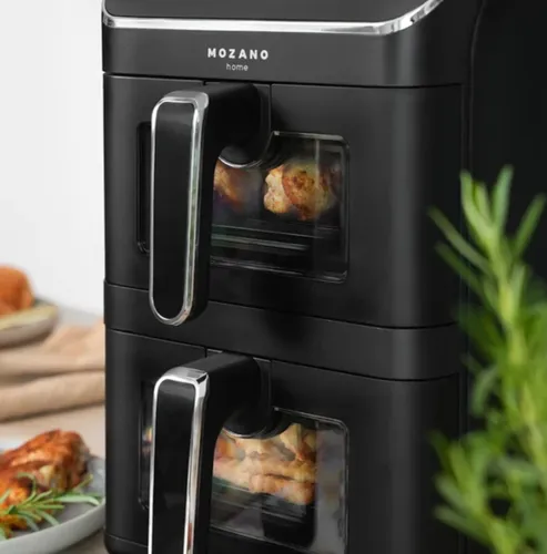 Air Fryer Frytkownica beztłuszczowa MOZANO AirTower Duo 11l z podwójnym koszem 12 automatycznych programów