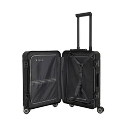 Walizka kabinowa Travelite Next Trolley S - black