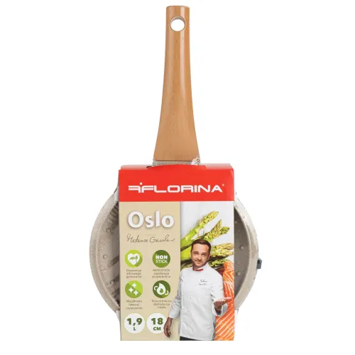 Rondel aluminiowy nieprzywierający FLORINA OSLO 1,9 l