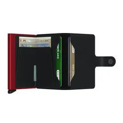 Portfelik RFID Miniwallet Secrid Matte - black/red