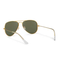 Okulary przeciwsłoneczne Ray-Ban Aviator 0RB3025 Gold/Green - Rozmiar (EU) 58