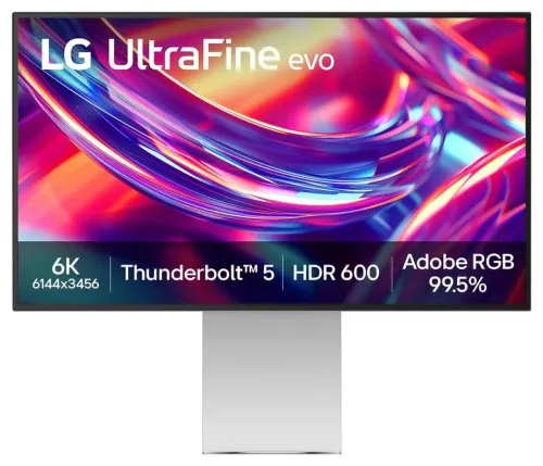 LG UltraFine 32U990A-S - 6K 224ppi | IPS Black | Thunderbolt 5 | HDMI 2.1 | DP 2.1 | USB-C PD 96W | HDR600