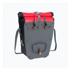 Sakwy rowerowe na bagażnik VAUDE Aqua Back Print Single 24 l red/ black