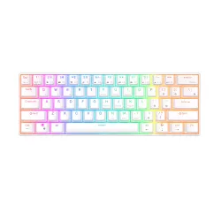 Klawiatura mechaniczna Royal Kludge RK-61 Brown Switch Biały