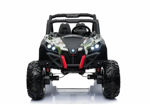 Auto Na Akumulator Dla 2 Dzieci Jeep Xmx603 Buggy 4X4 Pilot Skóra Eva LED MP3