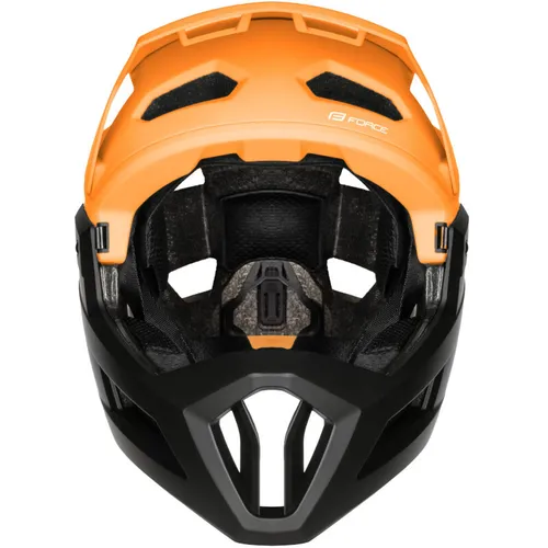 Kask rowerowy dla dorosłych full face Force Venom z odpinaną szczęką