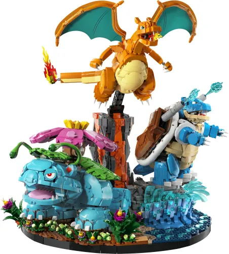 LEGO 72153 Pokémon Venusaur, Charizard i Blastoise