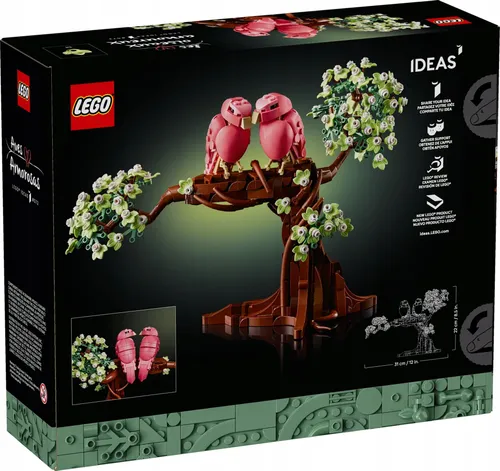 Klocki LEGO Papuga Papużki Nierozłączki 21365 Icons Ideas Prezent