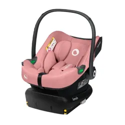 Fotelik samochodowy LIONELO Astrid i-Size z bazą Isofix 40-87 cm (0-13 kg) Różowy