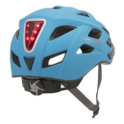 Kask rowerowy AUTHOR Pulse LED X8 Niebieski MTB z lampką (rozmiar M)