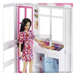 Barbie Kompaktowy domek + lalka (HCD48)