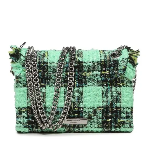 Kurt Geiger 690-Geantă Mini Kensington Din Tweed 2949773609 Verde Pal