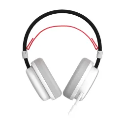 Słuchawki bezprzewodowe z mikrofonem Monka Echo HG9069W Nauszne Biało-czarny