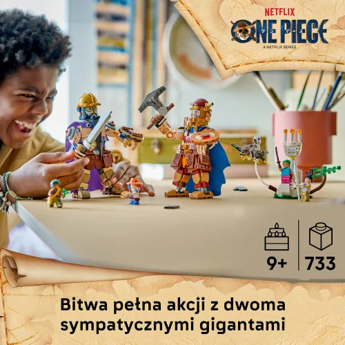 LEGO 75644 ONE PIECE: Дорри против Броги гиганты, набор кубиков 9+
