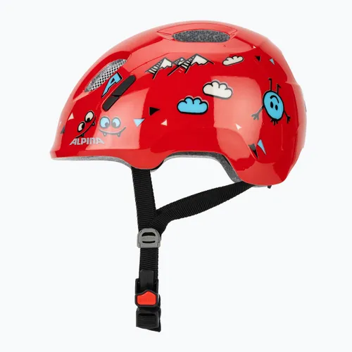 Kask rowerowy dziecięcy Alpina Ximo 2 Jr red smile gloss