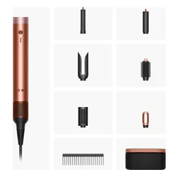 Suszarko-lokówka DYSON Airwrap Co-anda 2x Straight+Wavy Bursztynowy-jedwab 1700W