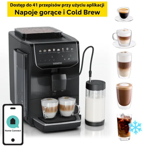 Ekspres SIEMENS EQ.500 TP555EM5 iAroma (Cold Brew dostępne z aplikacji mobilnej)