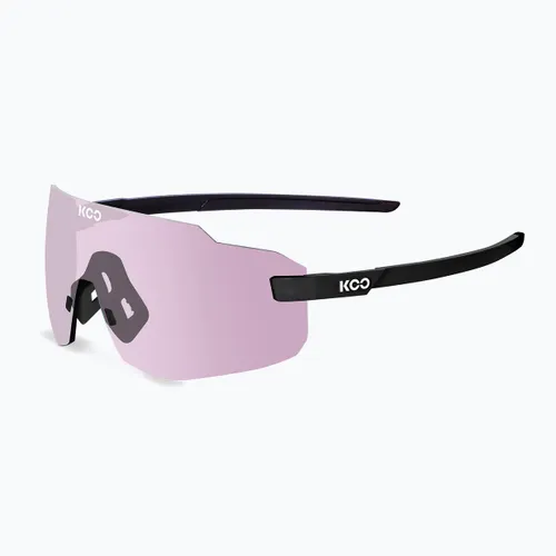 Okulary przeciwsłoneczne Koo Supernova black matt/photochromic pink