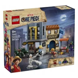 LEGO ONE PIECE 75642 Starcie z kapitanem Smokerem, zestaw klocków 9+