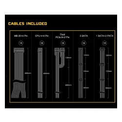 Zasilacz ASrock Challenger CL-650G 650W 80+ Gold Czarny