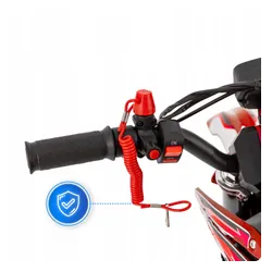 Motor cross spalinowy dla dzieci 49CC swiatła e-start 35km/h motocykl mini