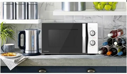 Kuchenka mikrofalowa TOSHIBA MWP-MG20P WH 700W średnica 25.5 cm pojemność 20L Biały