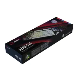 Klawiatura mechaniczna Lorgar Azar 514 RGB Biało-czarny