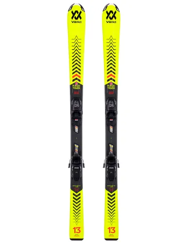 Narty dziecięce VOLKL RACETIGER SL JR + wiązanie MARKER 7.0 VMOTION JR - Długość (cm) - 140