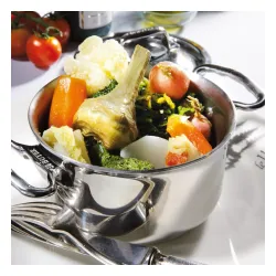 DE BUYER Affinity 5,4 l - garnek ze stali nierdzewnej z pokrywką