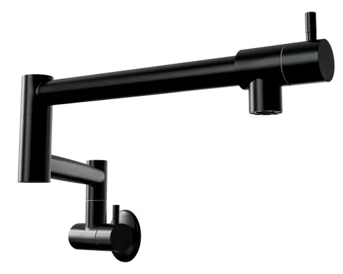 Bateria Globalo Oxario Black 1.1 Czarny mat Stal nierdzewna