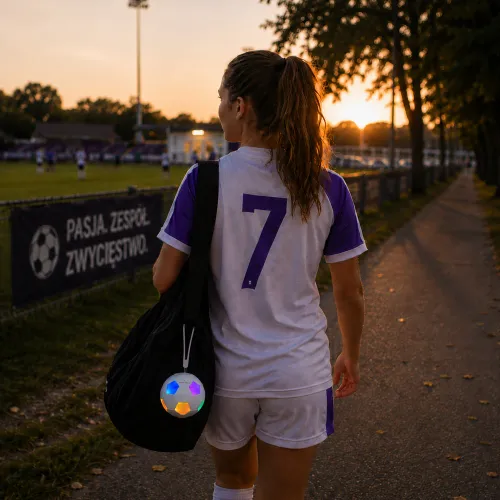 Głośnik Bluetooth Musicmate MM-SB40-W FootballWave LED 5W Biały