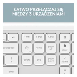 Klawiatura membranowa Logitech Signature Slim K950 Biały