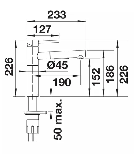Bateria BLANCO Alta-S II 527546 Antracyt