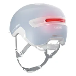 Kask rowerowy ABUS Hud-y Pure Niebiesko-biały Miejski (rozmiar L)