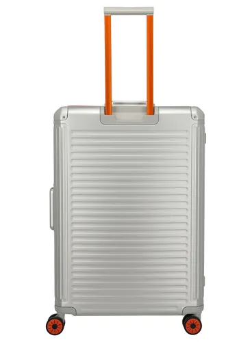 Walizka aluminiowa duża Travelite Next 75 Years Edition - silver / orange