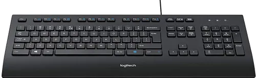Klawiatura Logitech K280E OEM przewodowa 100% (full-size) czarna