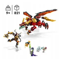LEGO Ninjago 71868 Transformujący smoczy mech Wyldfyre, zestaw klocków 9+