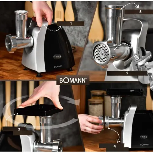 Мясорубка электрическая Bomann FW 6067 CB 1000W, 3 ситка