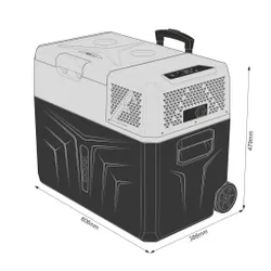 Lodówka Yolco BX40 Grey 39l