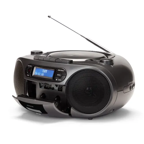 Radiomagnetofon Aiwa Boombox BBTC-660DAB/MG Bluetooth DAB+ Szary
