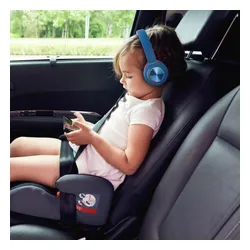 PowerLocus PLED Bezprzewodowe Słuchawki Bluetooth dla dzieci z LED niebiesko-pomarańczowe