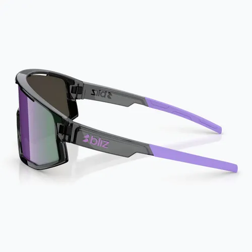 Okulary przeciwsłoneczne Bliz Fusion Small crystal black/grey purple multi