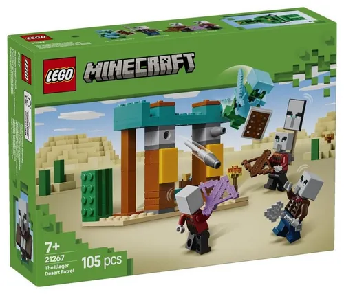 LEGO Minecraft 21267 Пустынный патруль плохих парней